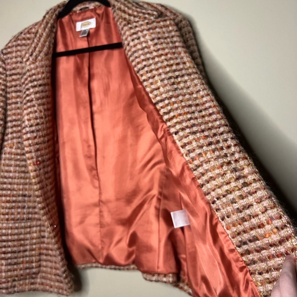 Talbots Multicolor Tweed Jacket - Picture 9 of 15